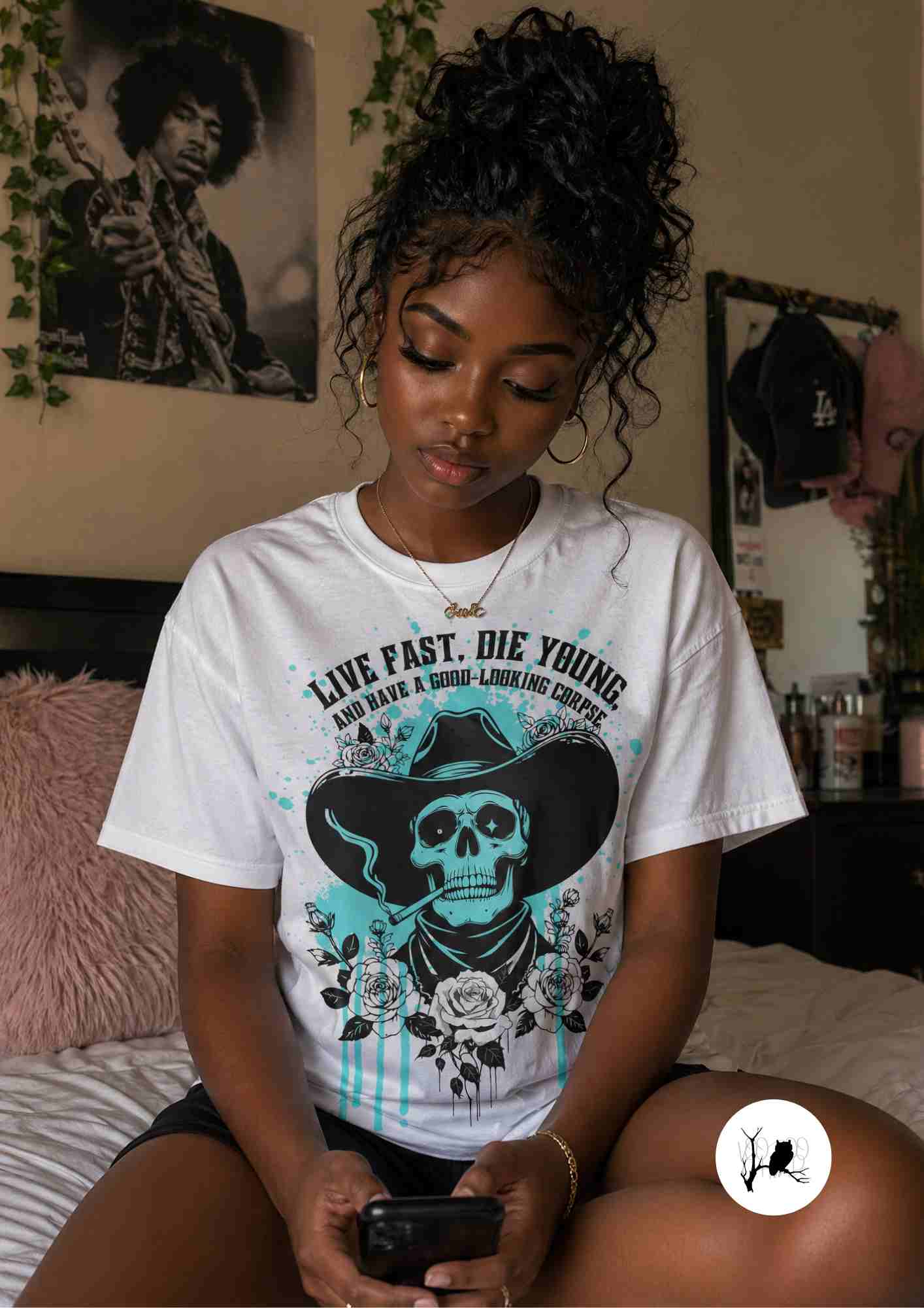 Live Fast, Die Young Skull T-Shirt - Image 5