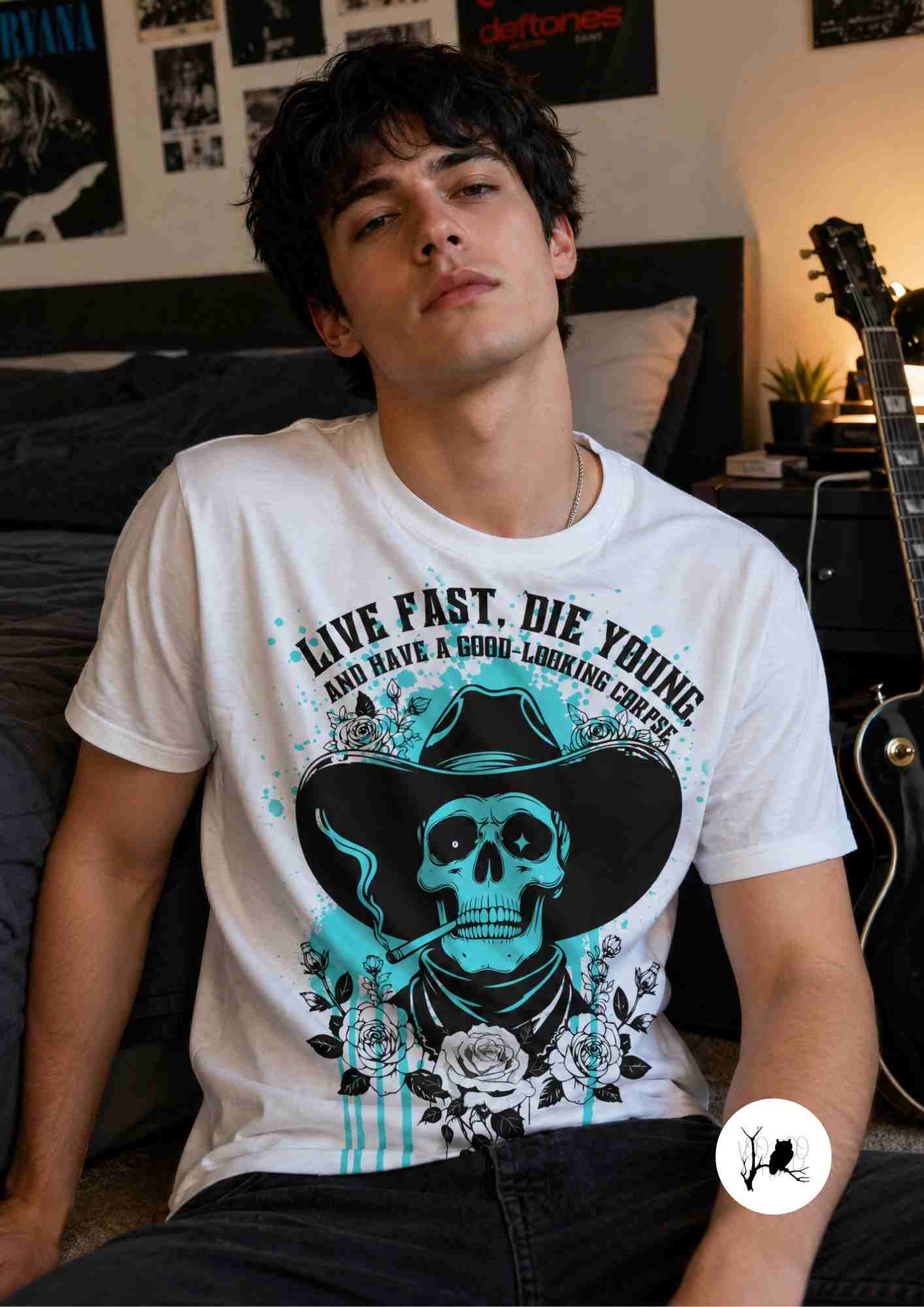 Live Fast, Die Young Skull T-Shirt - Image 6